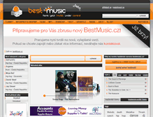 Tablet Screenshot of bestmusic.cz